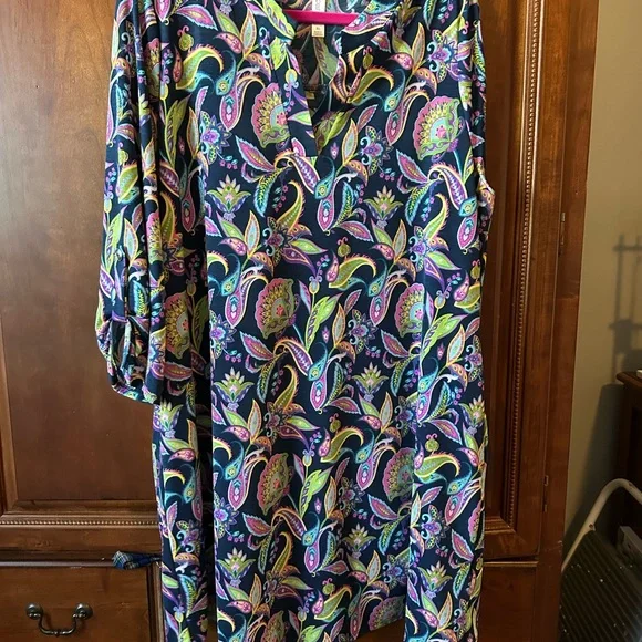 Floral Long Sleeve Dress - Picture 1 of 1